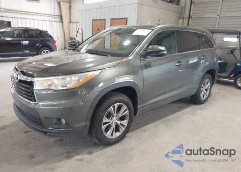 2014 Toyota Highlander Xle V6 z USA, uszkodzony, nr VIN 5TDKKRFH0ES005269